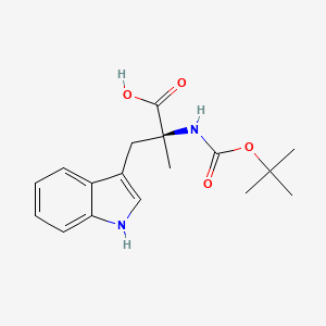 (2S)-2-[(Tert-butoxycarbonyl)amino]-3-(1H-indol-3-YL)-2-methylpropanoic acid