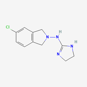 5-Chloro-N-(4,5-dihydro-1H-imidazol-2-YL)isoindolin-2-amine