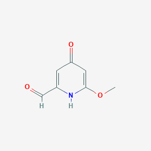 4-Hydroxy-6-methoxypyridine-2-carbaldehyde