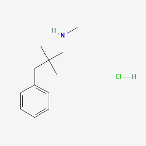 molecular formula C12H20ClN B1484854 (2,2-Dimethyl-3-phenylpropyl)(methyl)amine hydrochloride CAS No. 2098115-73-0