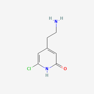 4-(2-Aminoethyl)-6-chloropyridin-2-OL