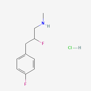 B1484868 [2-Fluoro-3-(4-fluorophenyl)propyl](methyl)amine hydrochloride CAS No. 2098053-24-6