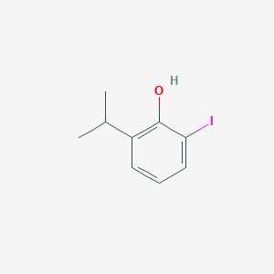 molecular formula C9H11IO B14848689 2-Iodo-6-isopropylphenol 