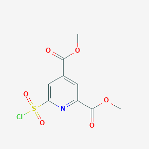 Dimethyl 6-(chlorosulfonyl)pyridine-2,4-dicarboxylate