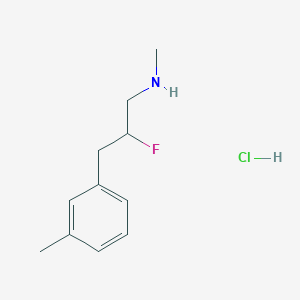 molecular formula C11H17ClFN B1484870 [2-氟-3-(3-甲基苯基)丙基](甲基)胺盐酸盐 CAS No. 2098121-13-0