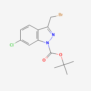 Tert-butyl 3-(bromomethyl)-6-chloro-1H-indazole-1-carboxylate