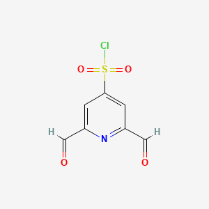 2,6-Diformylpyridine-4-sulfonyl chloride