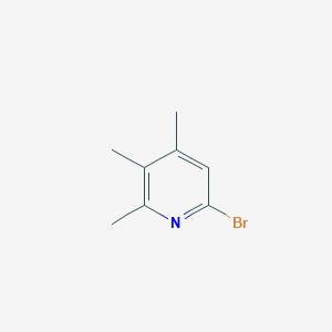 molecular formula C8H10BrN B14848756 6-Bromo-2,3,4-trimethylpyridine 