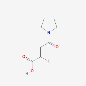 B1484878 2-Fluoro-4-oxo-4-(pyrrolidin-1-yl)butanoic acid CAS No. 2091284-88-5