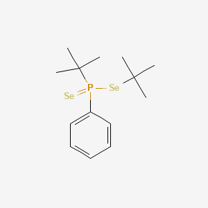 molecular formula C14H23PSe2 B14848807 tert-Butyl tert-butyl(phenyl)phosphinodiselenoate 