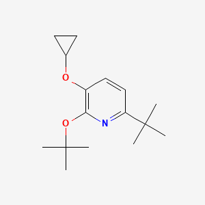 2-Tert-butoxy-6-tert-butyl-3-cyclopropoxypyridine