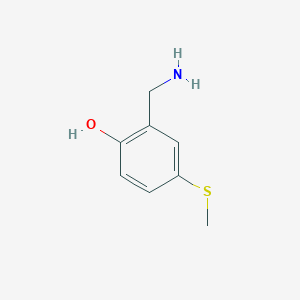 2-(Aminomethyl)-4-(methylthio)phenol