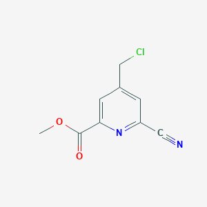 Methyl 4-(chloromethyl)-6-cyanopyridine-2-carboxylate