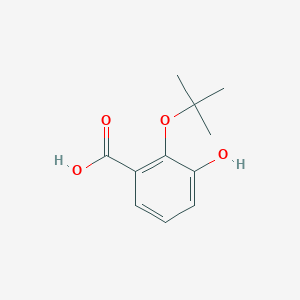 molecular formula C11H14O4 B14848958 2-Tert-butoxy-3-hydroxybenzoic acid 