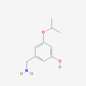 3-(Aminomethyl)-5-isopropoxyphenol