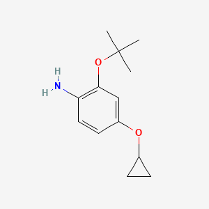 2-Tert-butoxy-4-cyclopropoxyaniline