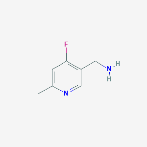 molecular formula C7H9FN2 B14848992 (4-Fluoro-6-methylpyridin-3-YL)methylamine 