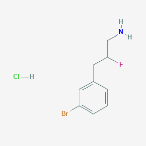 3-(3-Bromophenyl)-2-fluoropropan-1-amine hydrochloride