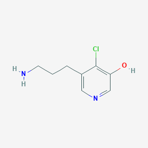 5-(3-Aminopropyl)-4-chloropyridin-3-OL