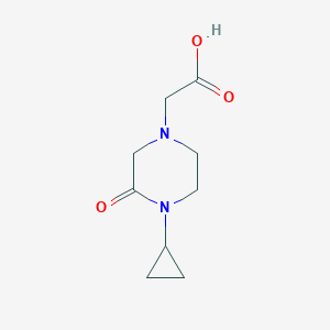 2-(4-Cyclopropyl-3-oxopiperazin-1-YL)acetic acid