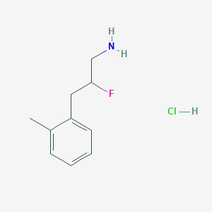 2-Fluoro-3-(2-methylphenyl)propan-1-amine hydrochloride