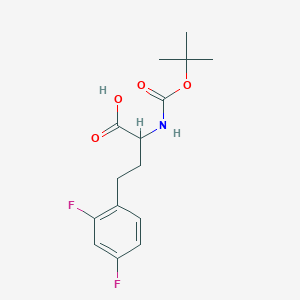 2-((Tert-butoxycarbonyl)amino)-4-(2,4-difluorophenyl)butanoic acid