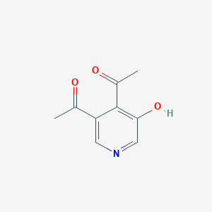 1-(3-Acetyl-5-hydroxypyridin-4-YL)ethanone