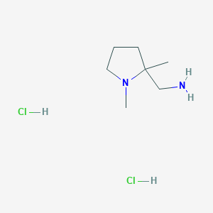 (1,2-Dimethylpyrrolidin-2-yl)methanamine dihydrochloride