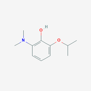 molecular formula C11H17NO2 B14849137 2-(Dimethylamino)-6-isopropoxyphenol 