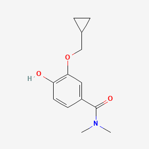 3-(Cyclopropylmethoxy)-4-hydroxy-N,N-dimethylbenzamide