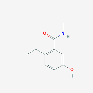 molecular formula C11H15NO2 B14849189 5-Hydroxy-2-isopropyl-N-methylbenzamide 