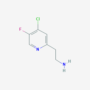 2-(4-Chloro-5-fluoropyridin-2-YL)ethanamine