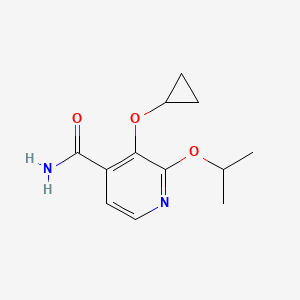 3-Cyclopropoxy-2-isopropoxyisonicotinamide