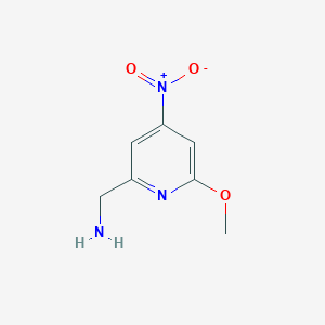 (6-Methoxy-4-nitropyridin-2-YL)methylamine