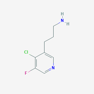 3-(4-Chloro-5-fluoropyridin-3-YL)propan-1-amine