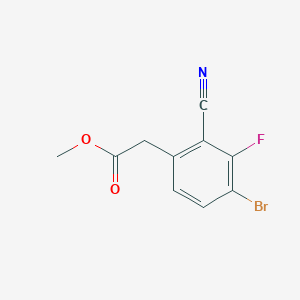 Methyl 4-bromo-2-cyano-3-fluorophenylacetate
