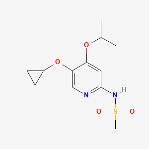 N-(5-Cyclopropoxy-4-isopropoxypyridin-2-YL)methanesulfonamide