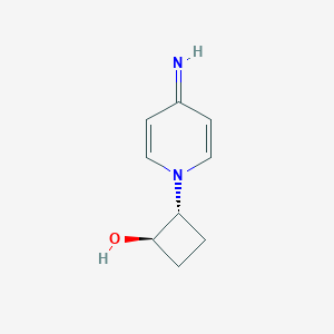 trans-2-(4-Imino-1,4-dihydropyridin-1-yl)cyclobutan-1-ol