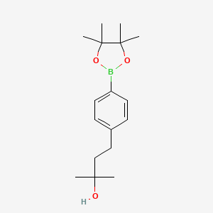 2-Methyl-4-(4-(4,4,5,5-tetramethyl-1,3,2-dioxaborolan-2-YL)phenyl)butan-2-OL