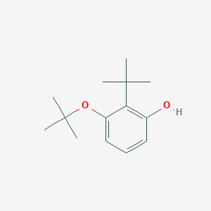 molecular formula C14H22O2 B14849332 3-Tert-butoxy-2-tert-butylphenol 