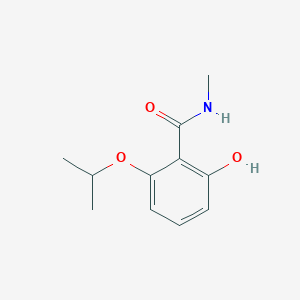 molecular formula C11H15NO3 B14849387 2-Hydroxy-6-isopropoxy-N-methylbenzamide 