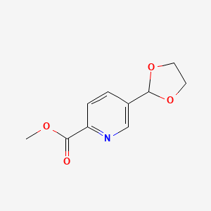 Methyl 5-(1,3-dioxolan-2-YL)pyridine-2-carboxylate