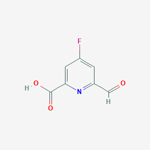 4-Fluoro-6-formylpyridine-2-carboxylic acid