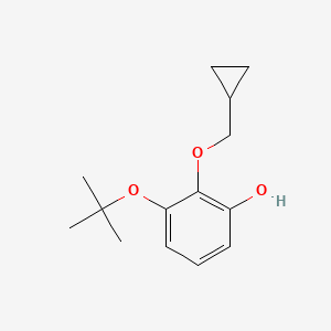 3-Tert-butoxy-2-(cyclopropylmethoxy)phenol