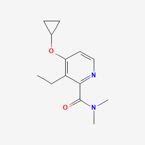 4-Cyclopropoxy-3-ethyl-N,N-dimethylpicolinamide