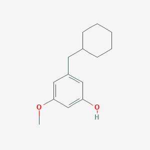 3-(Cyclohexylmethyl)-5-methoxyphenol