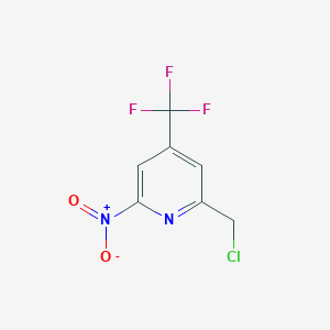 2-Chloromethyl-6-nitro-4-(trifluoromethyl)pyridine