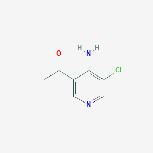 1-(4-Amino-5-chloropyridin-3-YL)ethanone