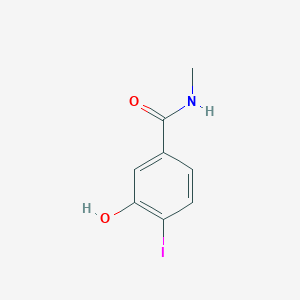 molecular formula C8H8INO2 B14849542 3-Hydroxy-4-iodo-N-methylbenzamide 