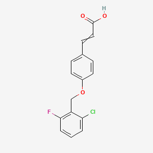 3-[4-(2-Chloro-6-fluorobenzyloxy)phenyl]acrylic acid